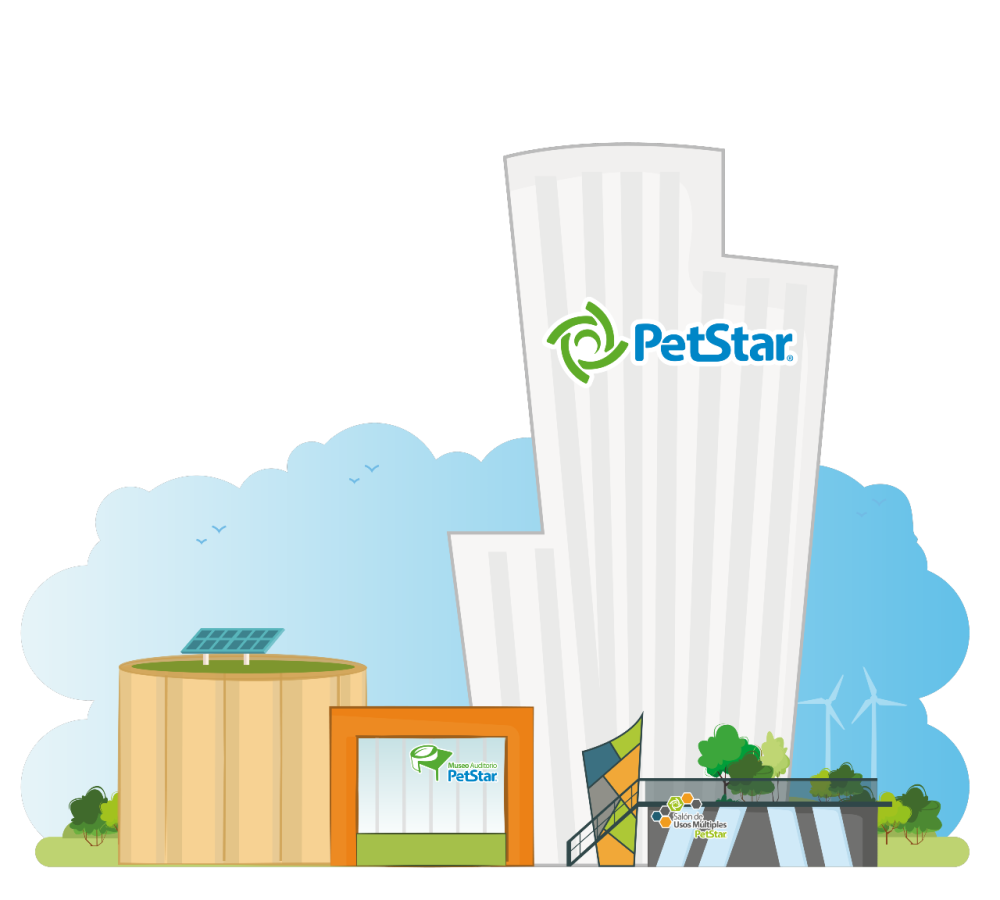 Imagen de la planta de reciclaje de PetStar